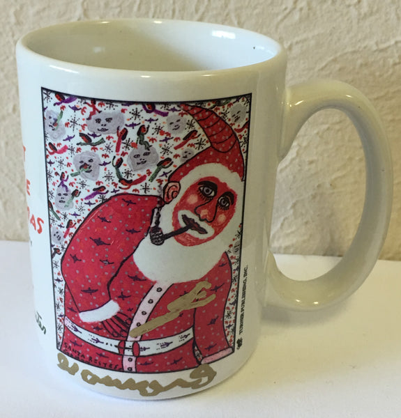Howard Finster Personalized Book and Coffee Mug: "The Night Before Christmas," includes domestic shipping to USA only.