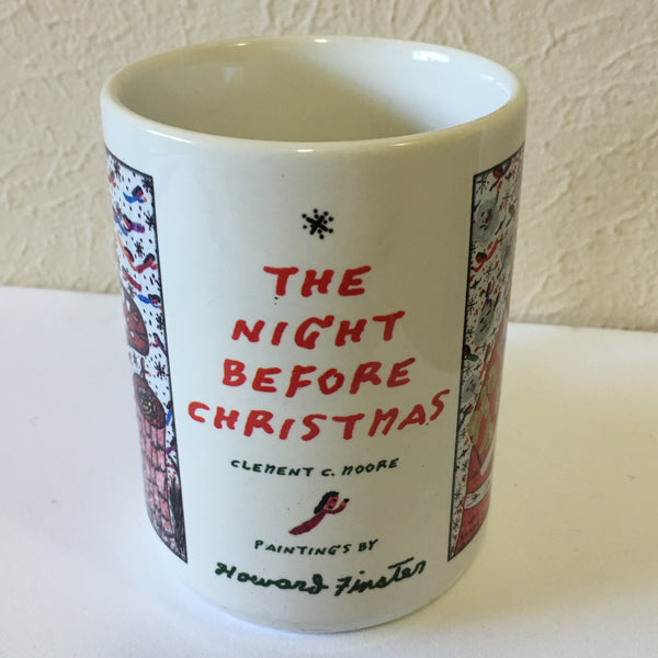 Howard Finster Book and Coffee Mug "The Night Before Christmas" #1 livres d’artiste - Traditional Art Limited