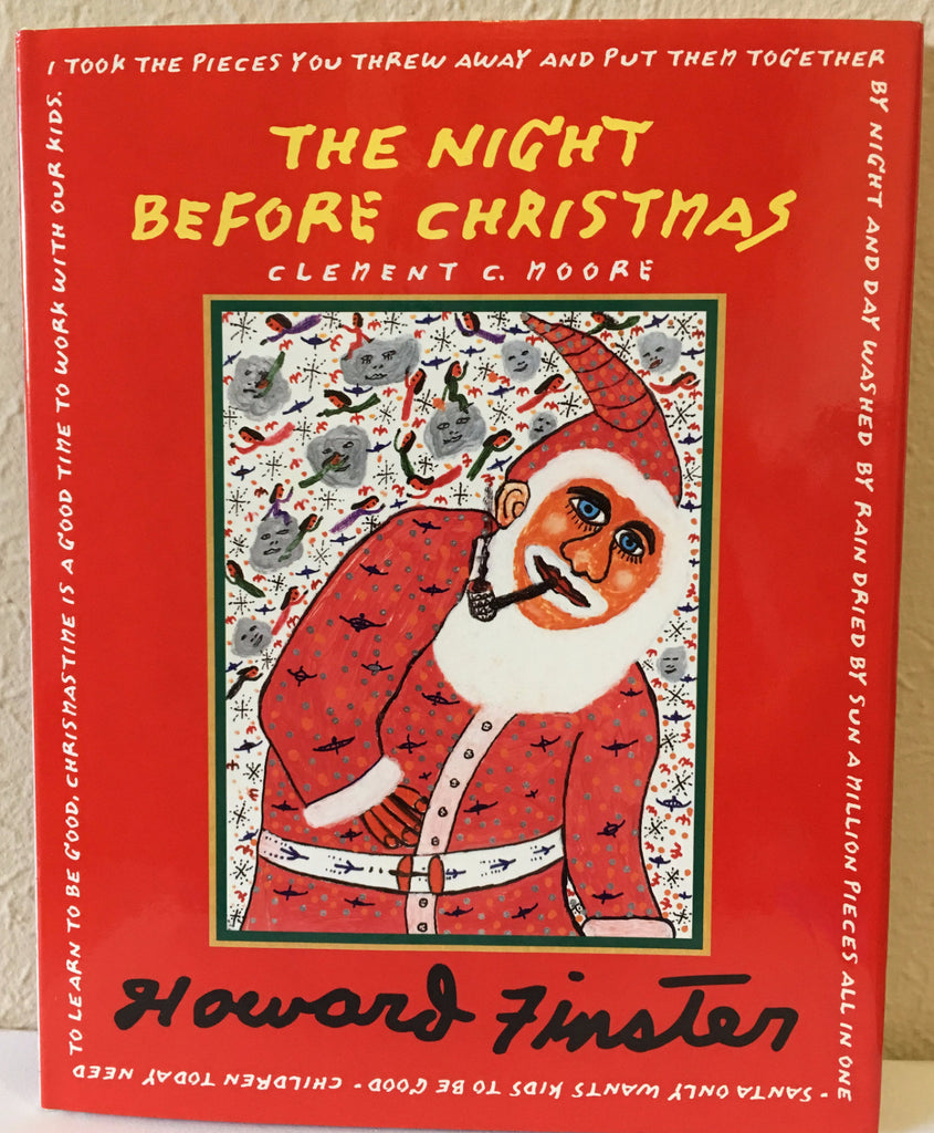 Howard Finster Book and Coffee Mug "The Night Before Christmas" #1 livres d’artiste - Traditional Art Limited